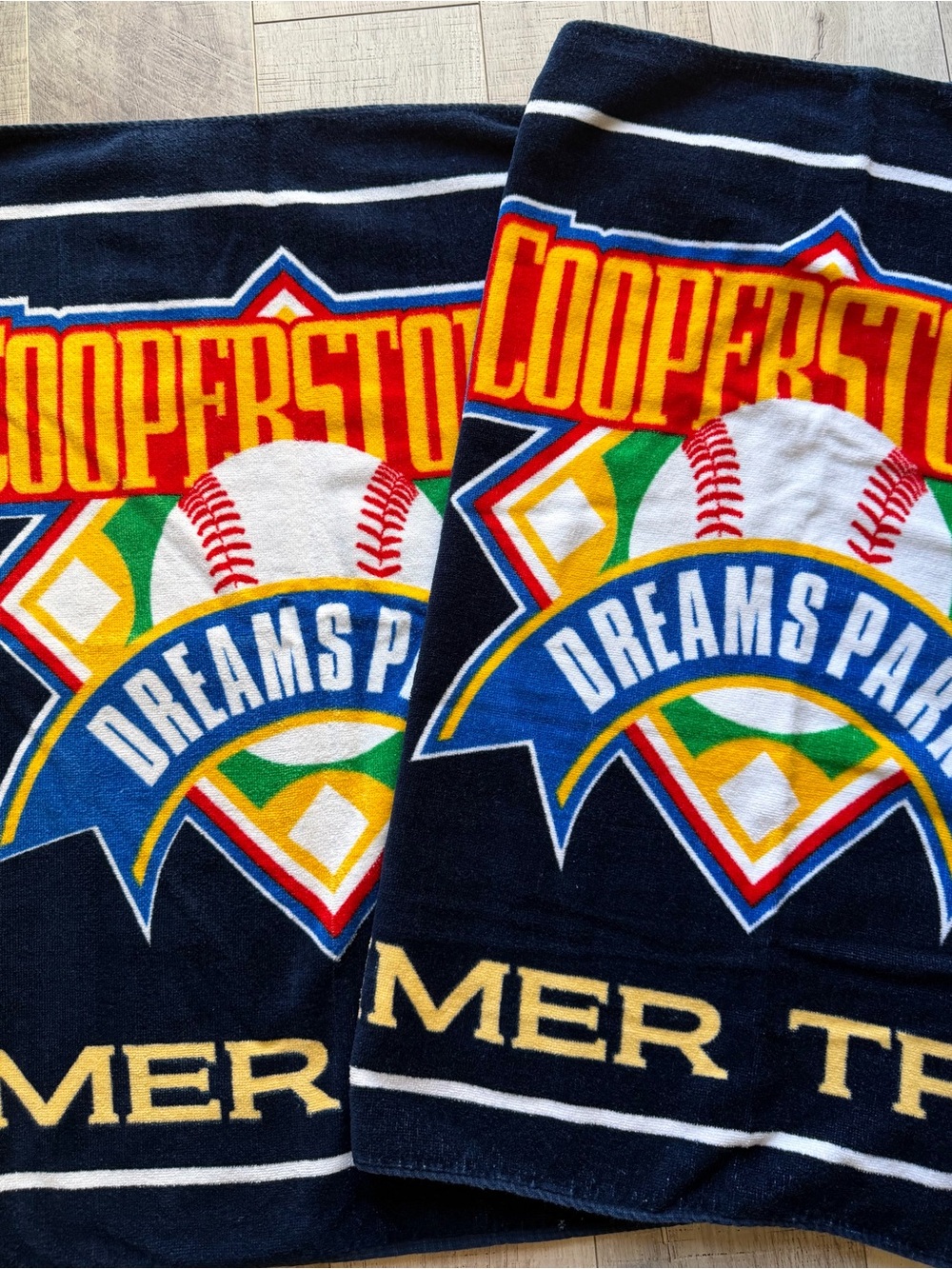 Two Cooperstown Baseball Dreams Park Beach / Pool Towels